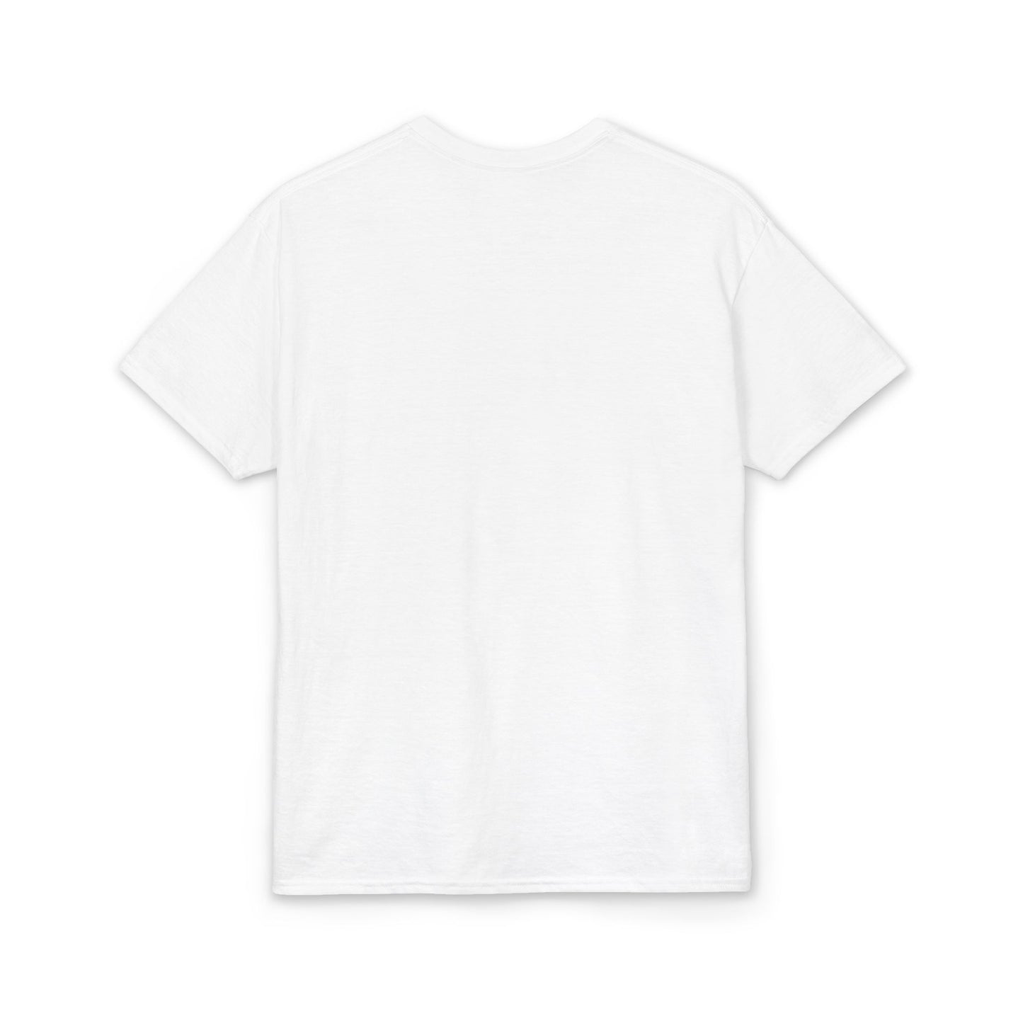 White t-shirt on a white background