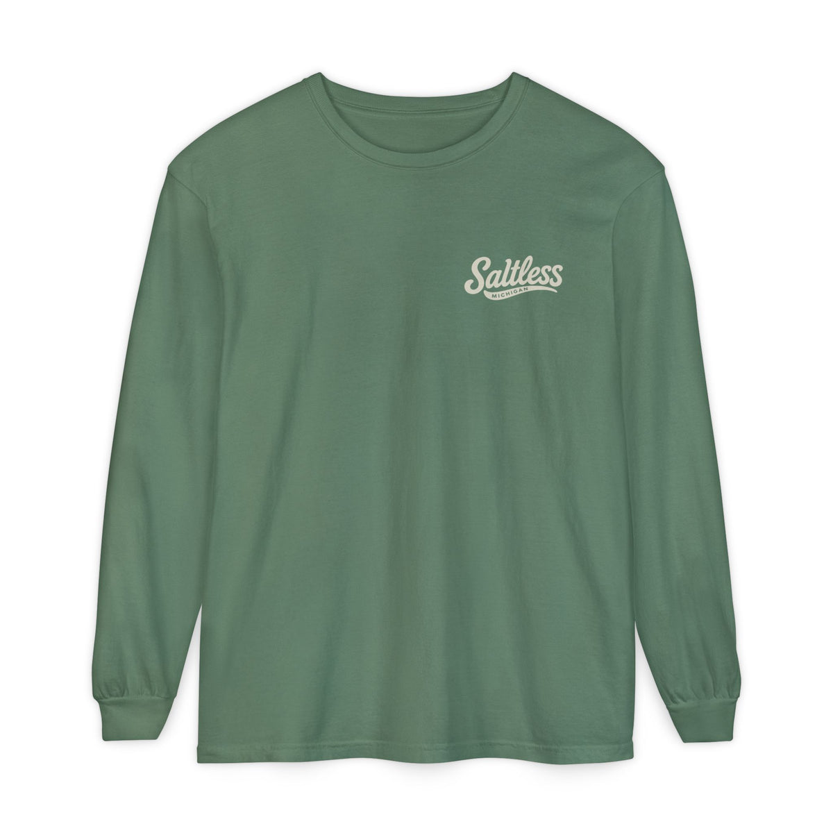 Lake Superior Agate Long Sleeve - Light Green - Front